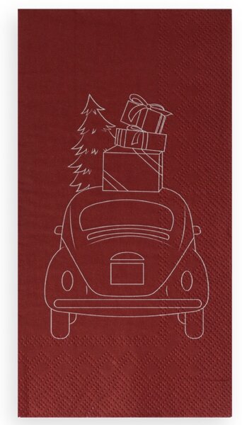 Storefactory Scandinavia Papírové ubrousky Christmas Car SF660