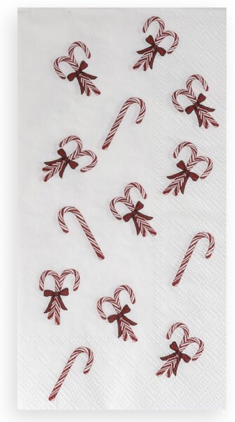 Storefactory Scandinavia Papírové ubrousky Candy Canes SF658