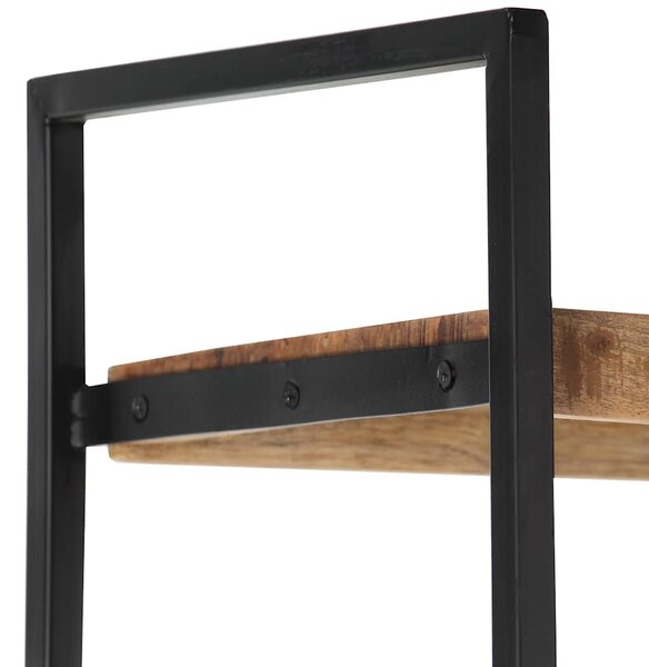 4patrová knihovna 80 x 30 x 180 cm hrubé mangovníkové dřevo 284422