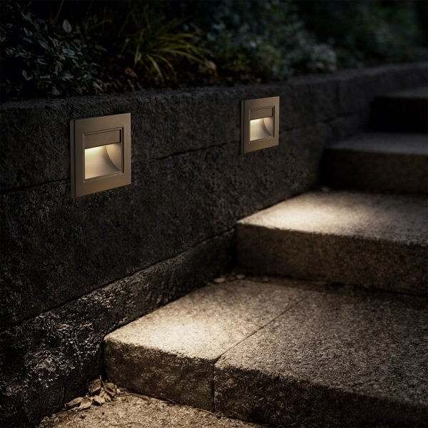 Brilagi - LED Schodišťové svítidlo STEP LIGHT LED/1,5W/230V IP44 zlatá