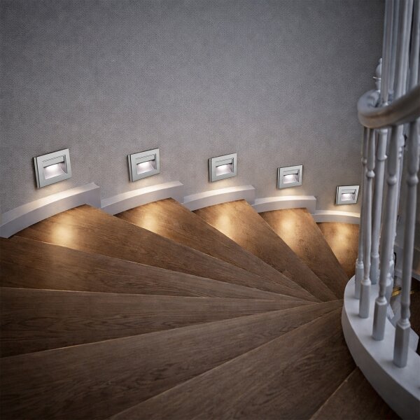 Brilagi - LED Schodišťové svítidlo STEP LIGHT LED/1,5W/230V IP44 antracit