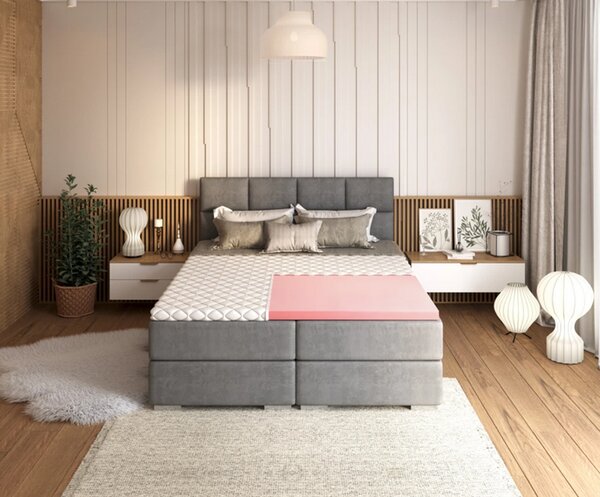 VISCO přistýlka 90x200 cm z paměťové pěny 2 cm
