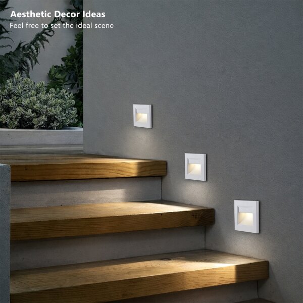 Brilagi - LED Schodišťové svítidlo STEP LIGHT LED/1,5W/230V IP44 bílá