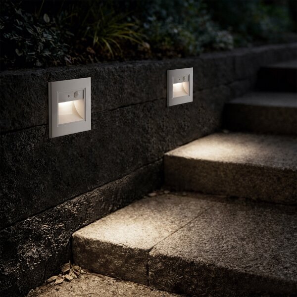 Brilagi - LED Schodišťové svítidlo se senz. STEP LIGHT LED/1,5W/230V IP44 bílá