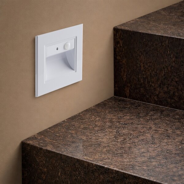 Brilagi - LED Schodišťové svítidlo se senz. STEP LIGHT LED/1,5W/230V IP44 bílá