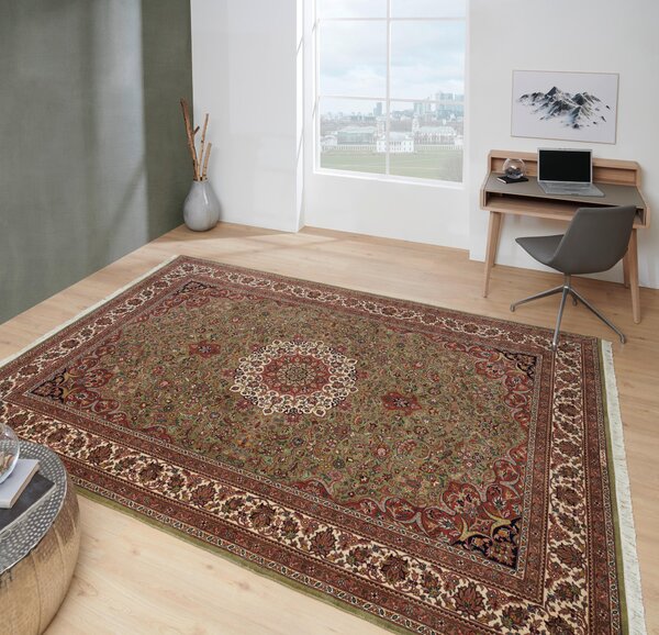ORIENTÁLNÍ KOBEREC, 120/180 cm světle zelená Cazaris - Orientální koberce