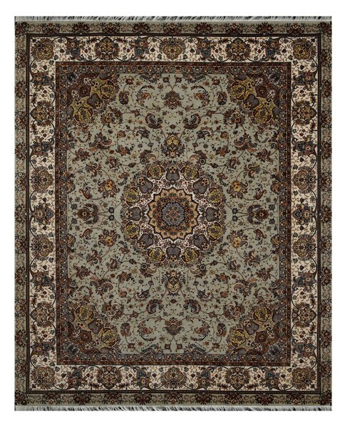 ORIENTÁLNÍ KOBEREC, 90/160 cm krémová, zelená Cazaris - Orientální koberce