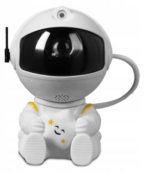 Noční lampička s projektorem hvězd, astronaut 12,5 cm, 5 W