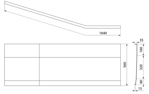 Polysan Polysan, PROJEKTA R 160 panel čelní, 21312