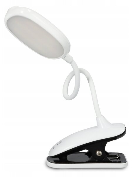 LED stolní lampa, s dotykovým ovládáním, CCT, s klipsem, 5 W, 260 lm
