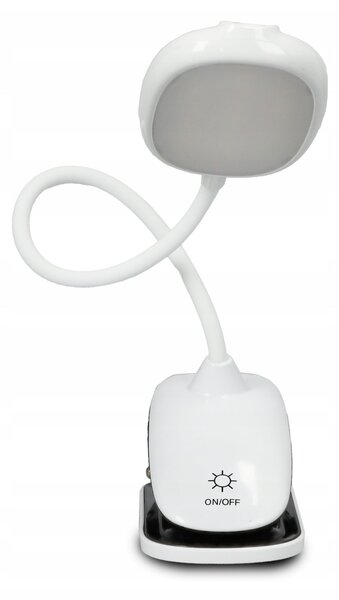 LED stolní lampa, s dotykovým ovládáním, CCT, s klipsem, 5 W, 260 lm