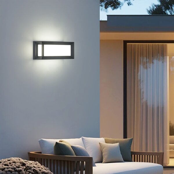 Brilagi - Venkovní nástěnné svítidlo PARKER 1xE27/60W/230V antracit IP44