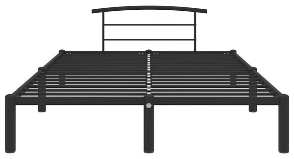 Rám postele černý kov 120 x 200 cm 284658