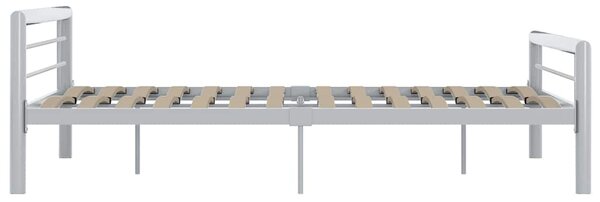Rám postele šedobílý kov 180 x 200 cm 284561