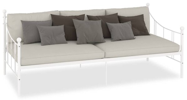 Rám denní postele bílý kov 90 x 200 cm 284668