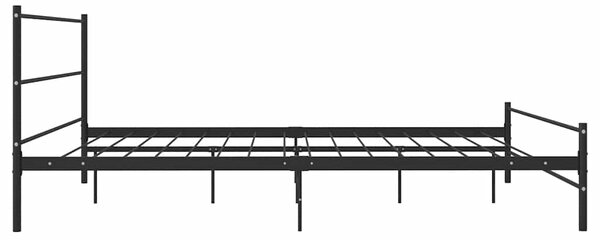 Rám postele černý kov 180 x 200 cm 284688