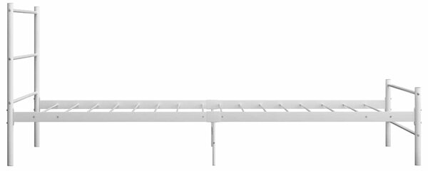 Rám postele bílý kov 100 x 200 cm 284693