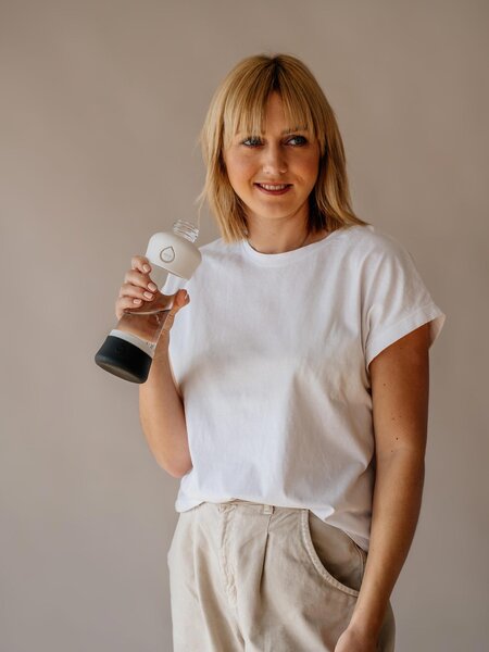 Skleněná lahev EQUA Active White 550 ml