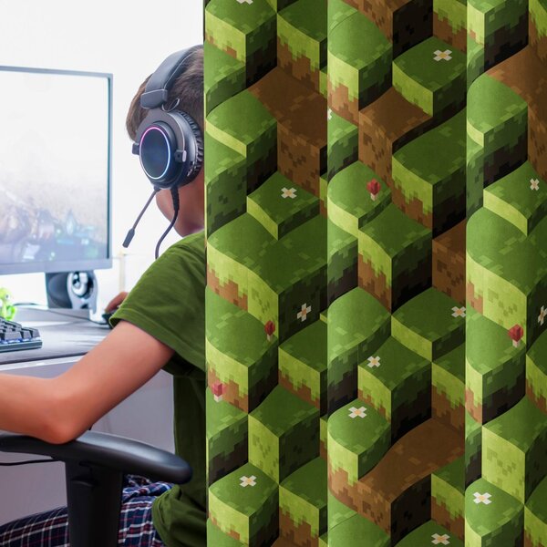 Dekorační látka Pixely bez obšití 160