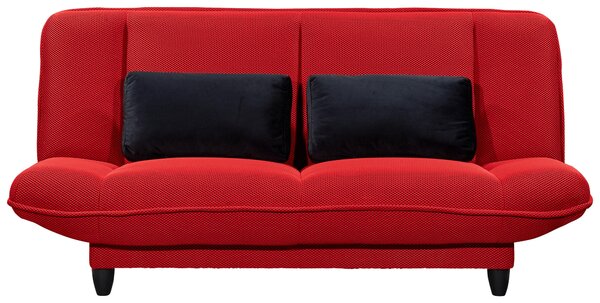 ROZKLÁDACÍ POHOVKA, textil, červená MID.YOU - Rozkládací pohovky, Online Only