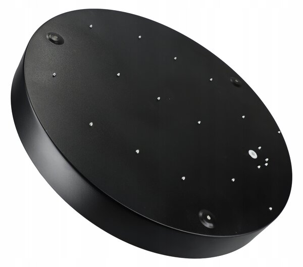 Černé stropní LED svítidlo 30 W, 40 cm