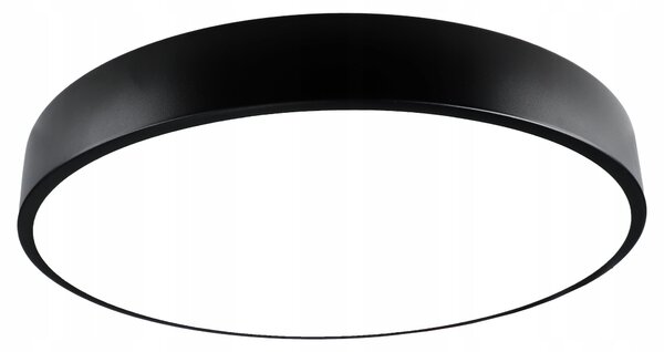 Černé stropní LED svítidlo 30 W, 40 cm