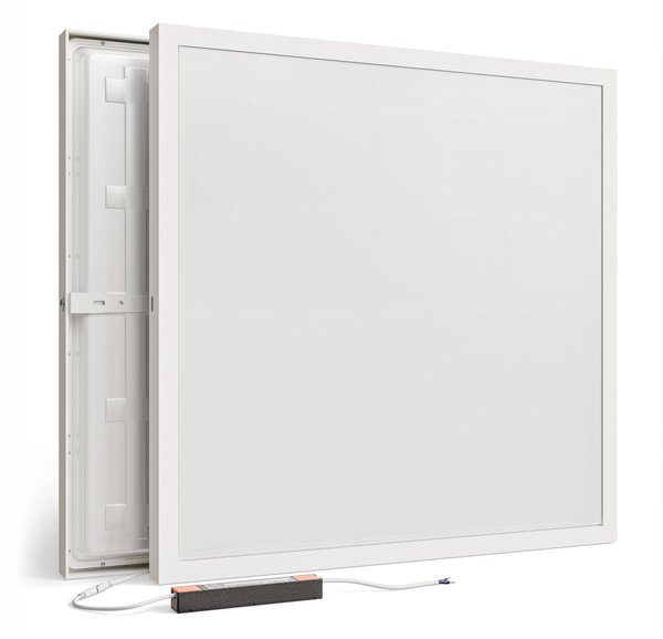Bílý kancelářský LED panel 60 W, 60 × 60 cm, neutrální bílá