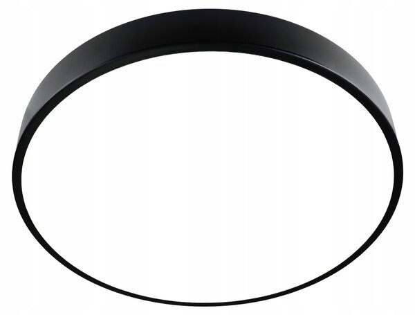 Černé stropní LED svítidlo 30 W, 40 cm