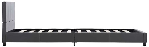 Rám postele šedý umělá kůže 90 x 200 cm 284774