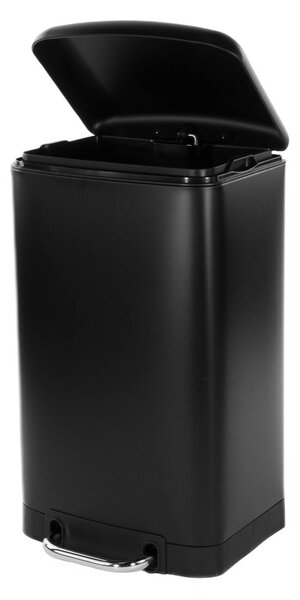 Koš na odpadky s pedálem ARIANE, 20 l, černý