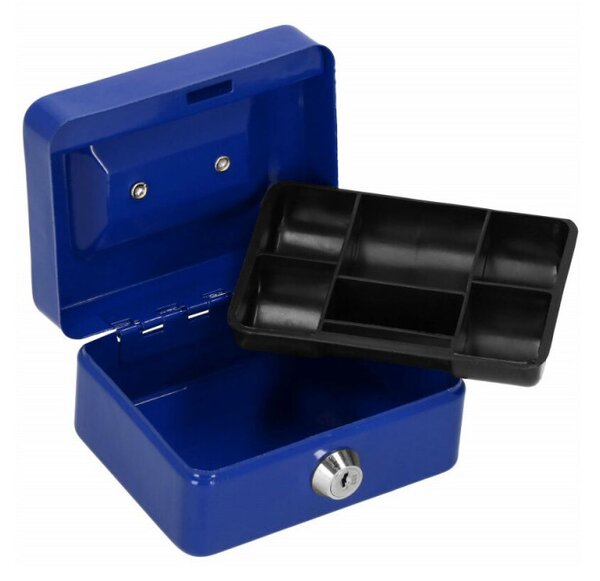 Příruční pokladna SPRINGOS CASHBOX 1 modrá