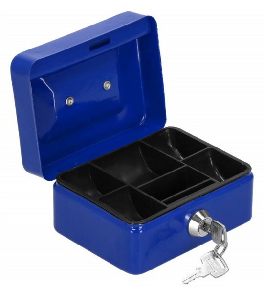 Příruční pokladna SPRINGOS CASHBOX 1 modrá