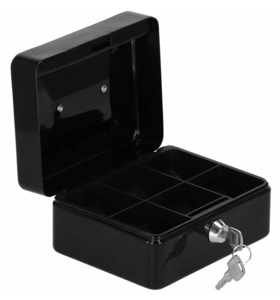 Příruční pokladna SPRINGOS CASHBOX 2 černá