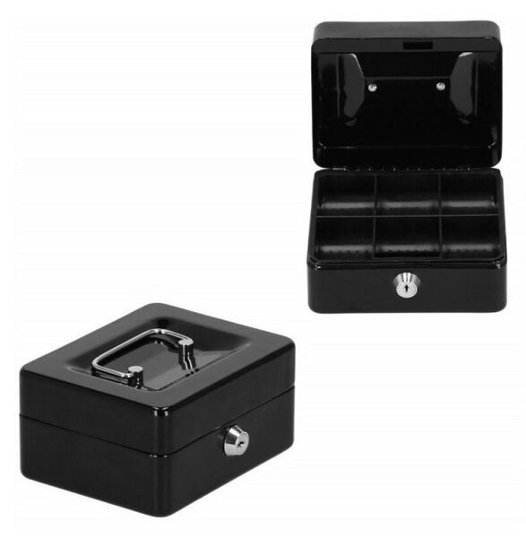 Příruční pokladna SPRINGOS CASHBOX 2 černá