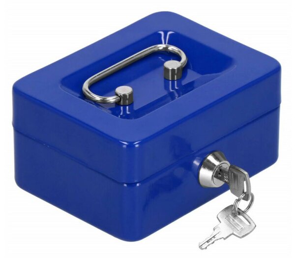 Příruční pokladna SPRINGOS CASHBOX 1 modrá