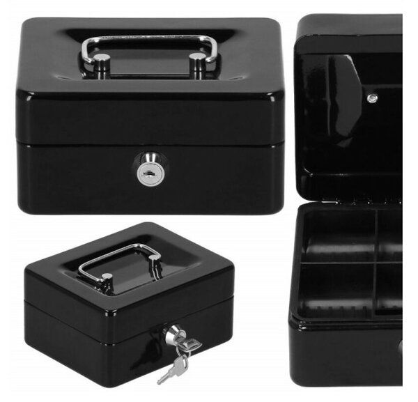 Příruční pokladna SPRINGOS CASHBOX 2 černá