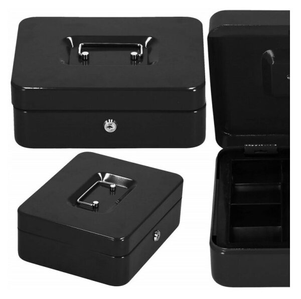 Příruční pokladna SPRINGOS CASHBOX 5 černá