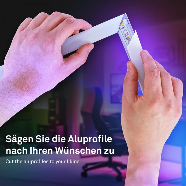 BRI 2154192 Pimp Your Stripe startovací sada LED pásek 2m, WiFi, RGB+W - BRILONER