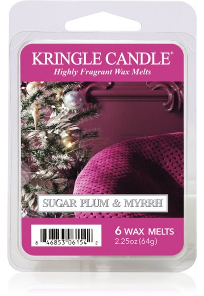 Kringle Candle Sugar Plum & Myrrh Wax Pot vonná svíčka 64 g