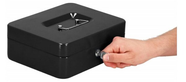 Příruční pokladna SPRINGOS CASHBOX 5 černá
