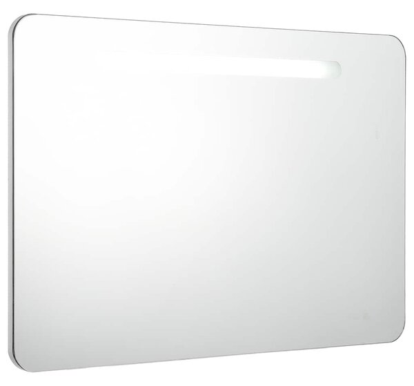 LED koupelnová skříňka se zrcadlem 80 x 9,5 x 55 cm 285120