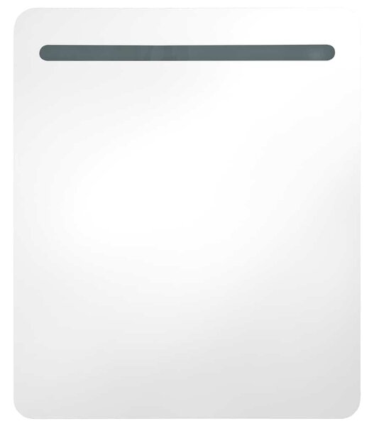 LED koupelnová skříňka se zrcadlem 68 x 9 x 80 cm 285119