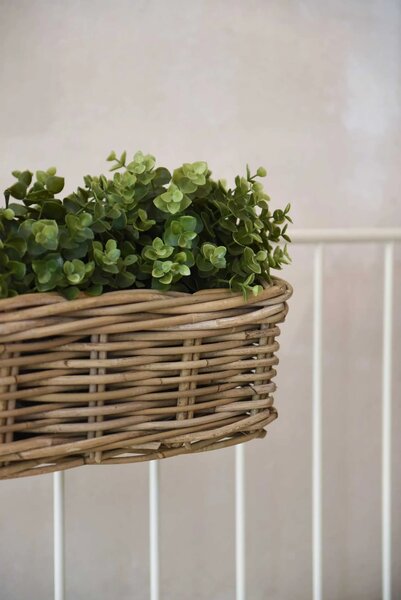 Balkónový truhlík SACADA, ratan, délka 57 cm, natur