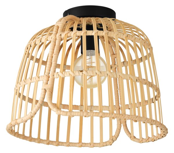 Eglo 43872 GLYNEATH - Vintage dřevěný stropní lustr, 1 x E27, Ø 37,5cm (Stropní přisazené dřevěné svítidlo)