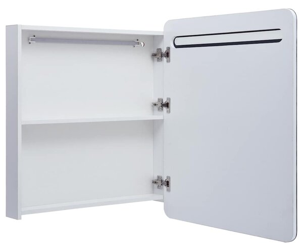 LED koupelnová skříňka se zrcadlem 68 x 9 x 80 cm 285119