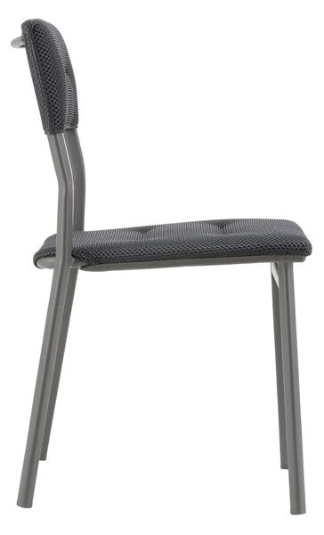 Venkovní jídelní židle ORON BeComfort šedá Dark Grey