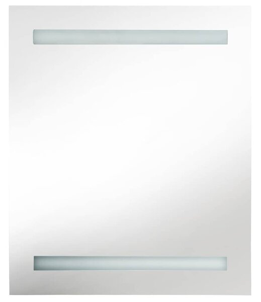 LED koupelnová skříňka se zrcadlem 50 x 13,5 x 60 cm 285115