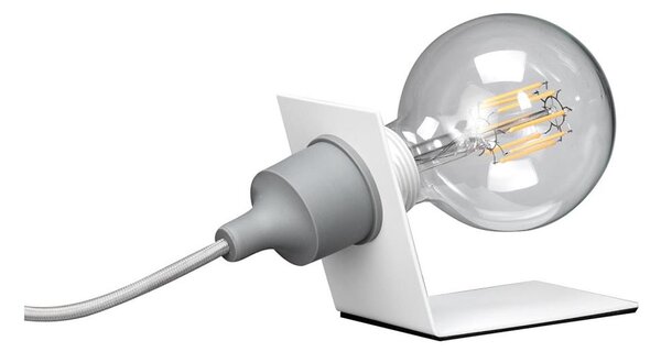 ONLI - Stolní lampa WIRE 1xE27/15W/230V šedá/bílá