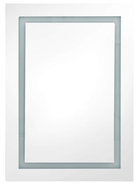 LED koupelnová skříňka se zrcadlem 50 x 13 x 70 cm 285116
