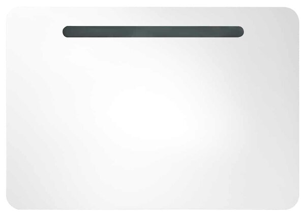 LED koupelnová skříňka se zrcadlem 80 x 9,5 x 55 cm 285120